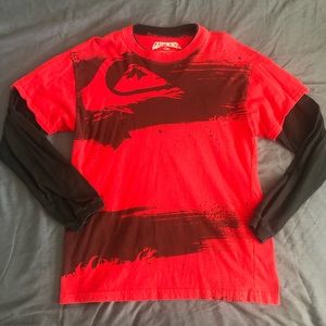 Quicksilver fake short sleeve men size M